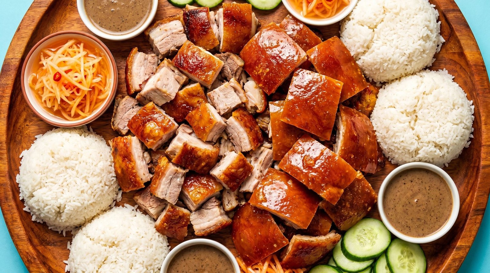 Sliced lechon belly — a budget-friendly lechon option